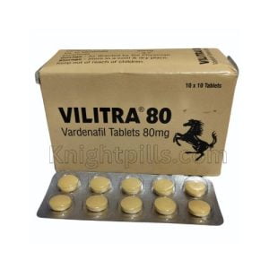 Vilitra 80 (Vardenafil 80 Mg Tablet)